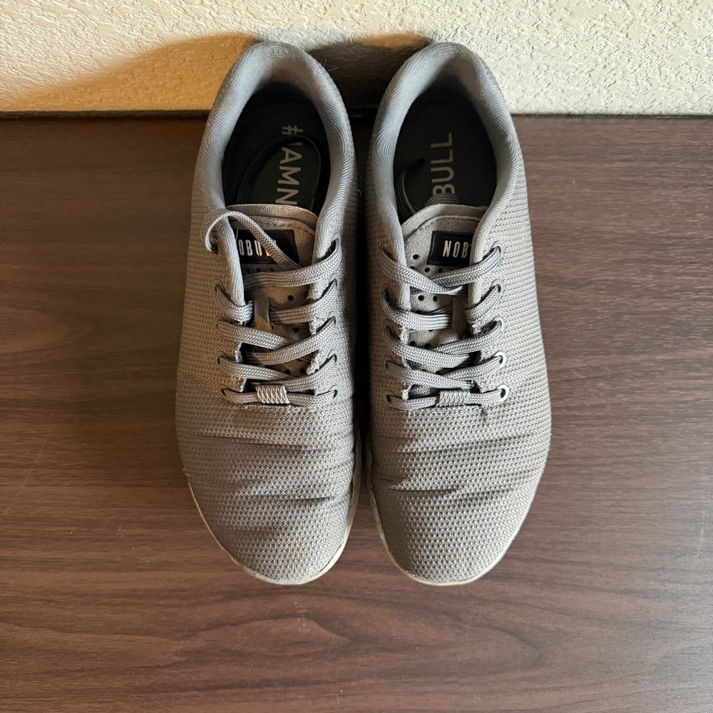 NOBULL Trainer Grey SuperFabric Low Top Sneakers‎ Mens 8 Womens 9.5 - Picture 3 of 7